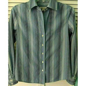 Banana Rep Classic Shirt 100% Cotton Blue Stripe